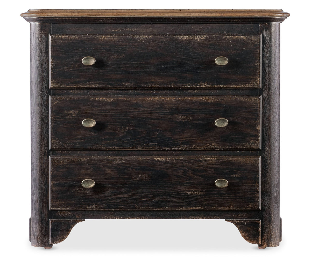 Americana Three-Drawer Nightstand Nightstands| Hooker