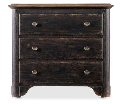 Americana Three - Drawer Nightstand - Al Rugaib Furniture