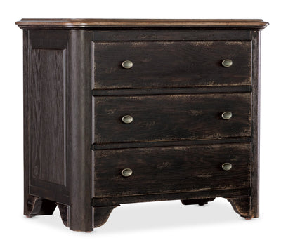 Americana Three - Drawer Nightstand - Al Rugaib Furniture