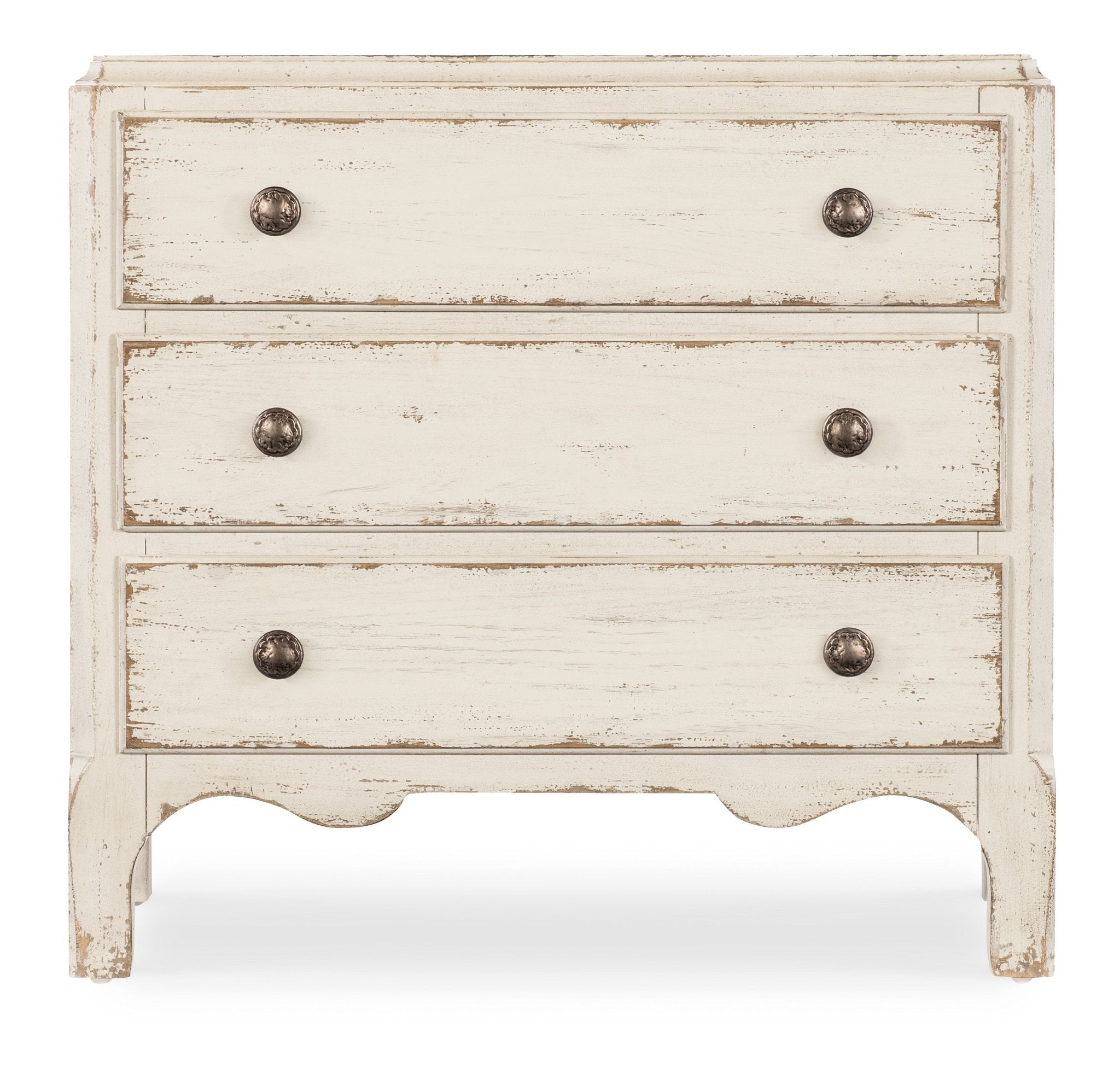 Americana Three-Drawer Nightstand Nightstands| Hooker