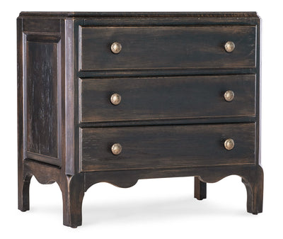 Americana Three - Drawer Nightstand - Al Rugaib Furniture