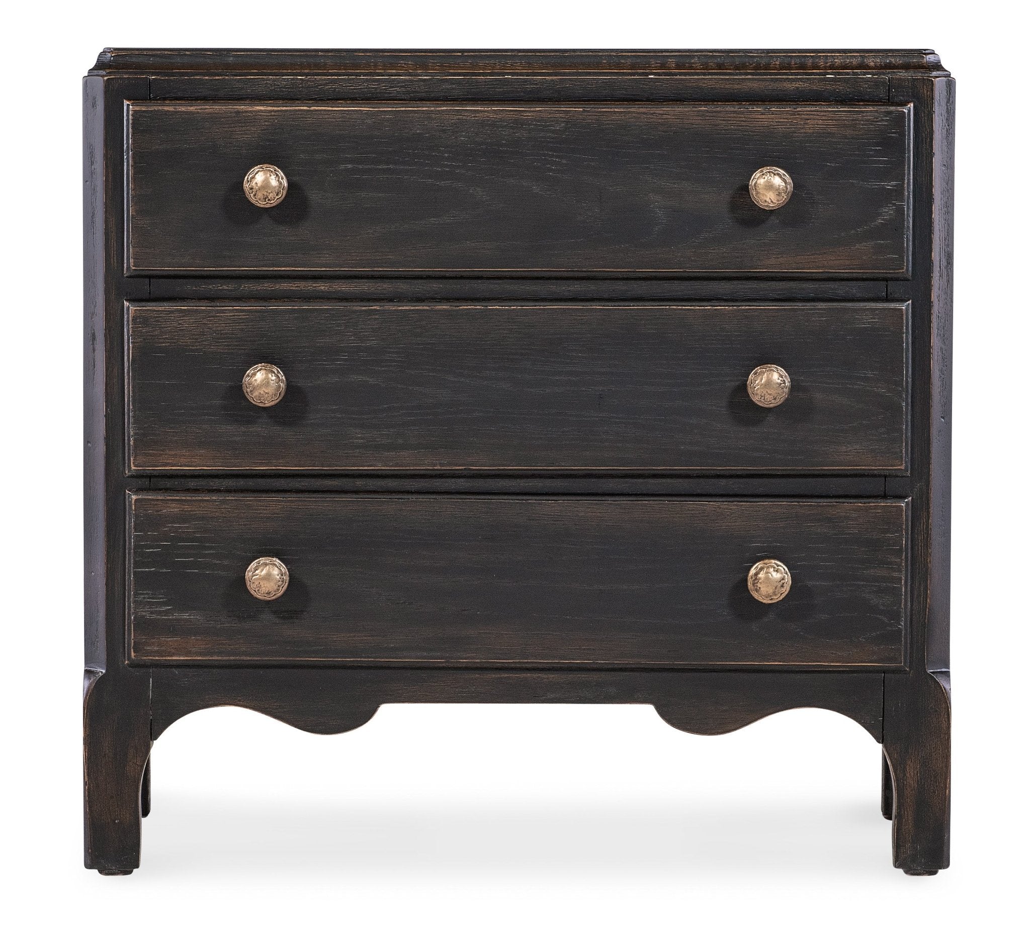 Americana Three-Drawer Nightstand Nightstands| Hooker