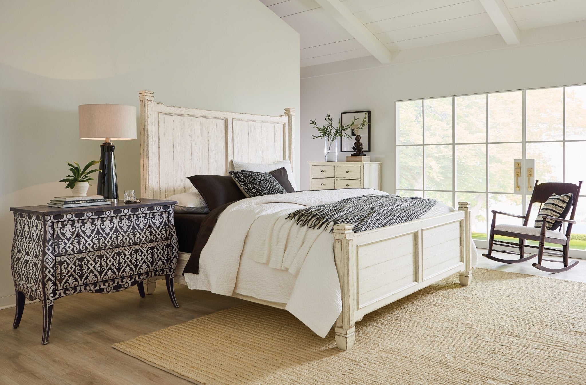 Americana Two-Drawer Bombay Accent Chest Cabinets & Chests| Hooker
