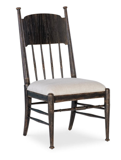 Americana Upholstered Seat Side Chair - Al Rugaib Furniture