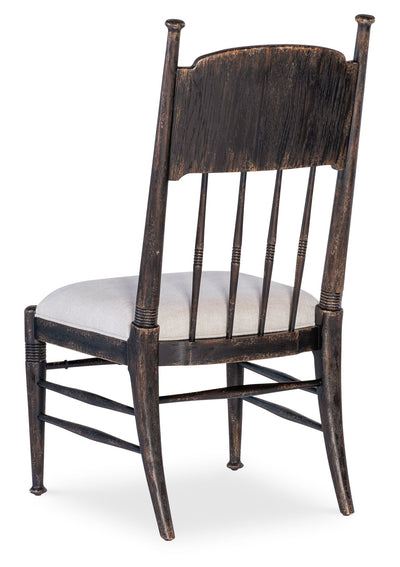 Americana Upholstered Seat Side Chair - Al Rugaib Furniture