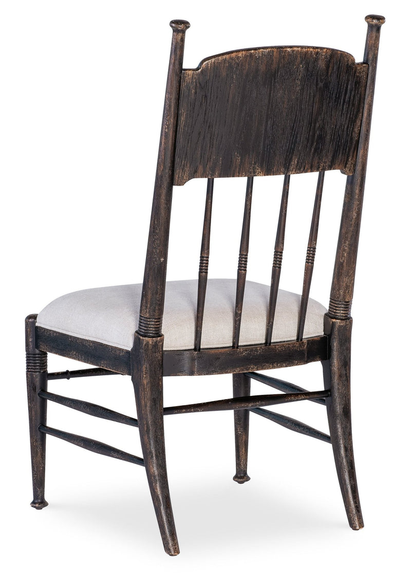 Americana Upholstered Seat Side Chair - Al Rugaib Furniture