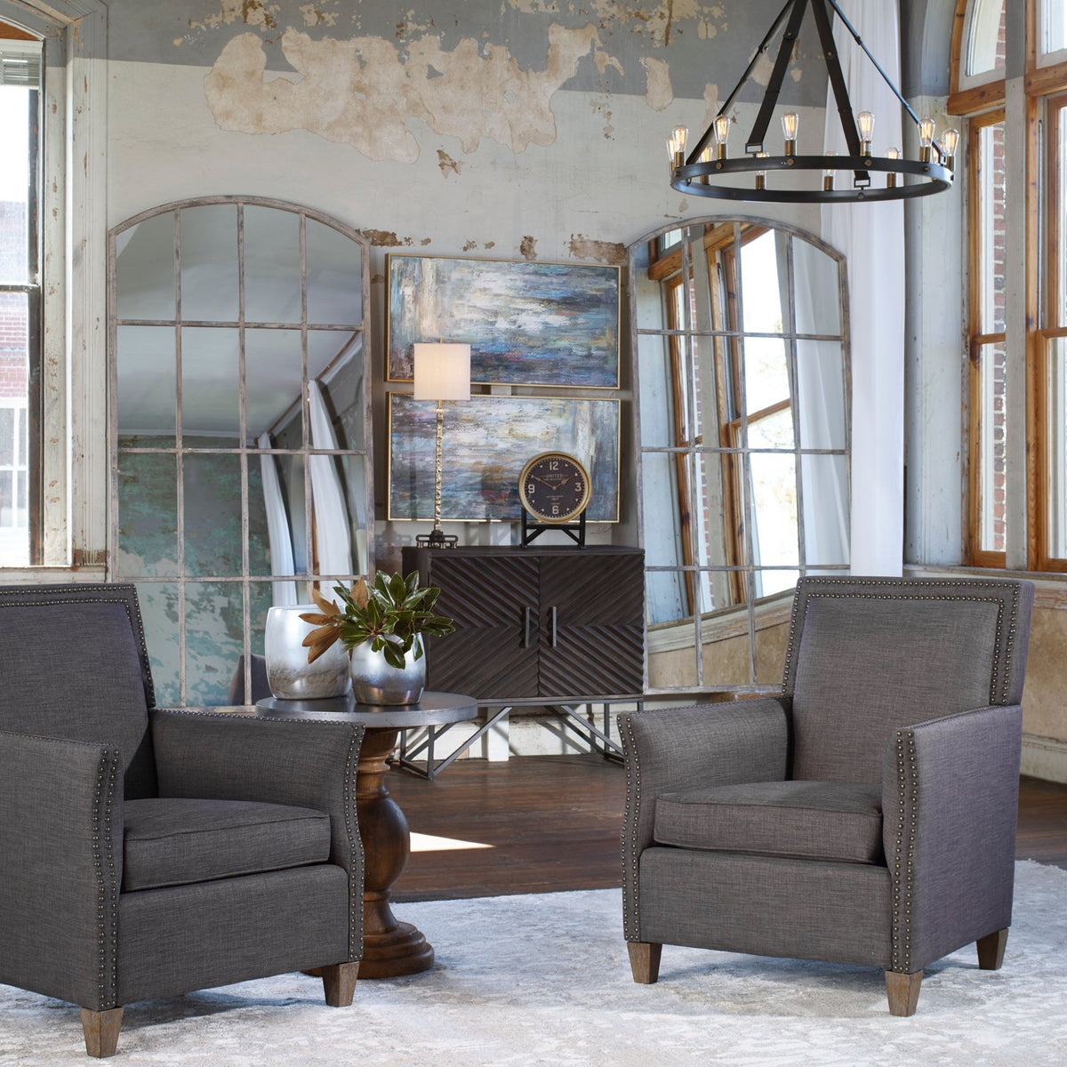Amiel Ivory Mirror Mirrors| Uttermost