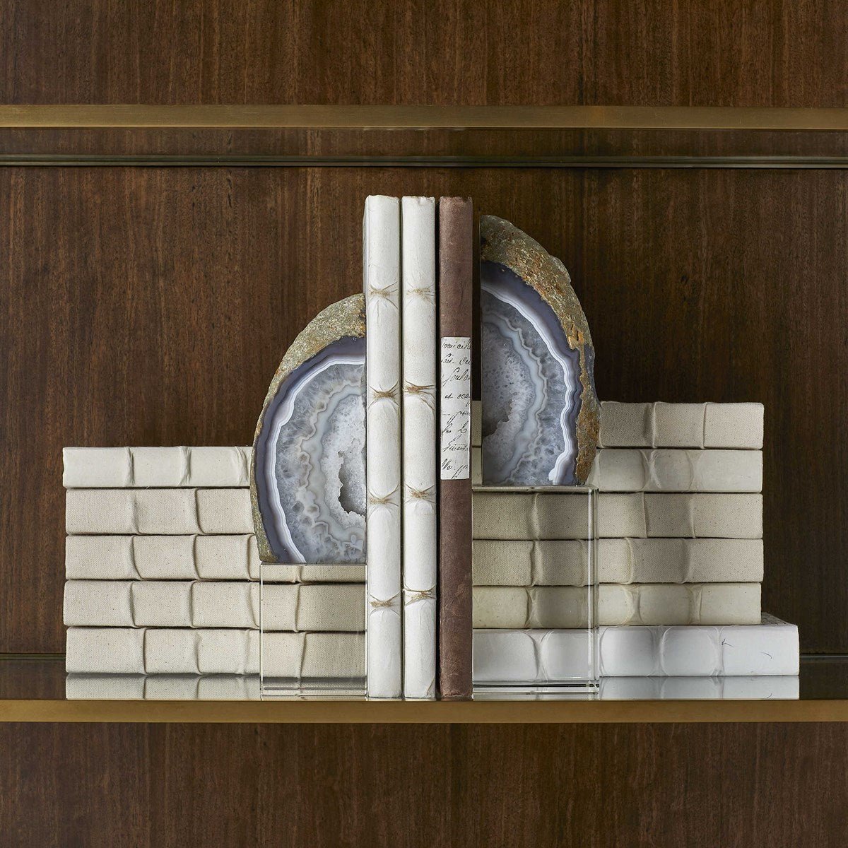 Amiya Bookends, S/2 Table Decors| Uttermost