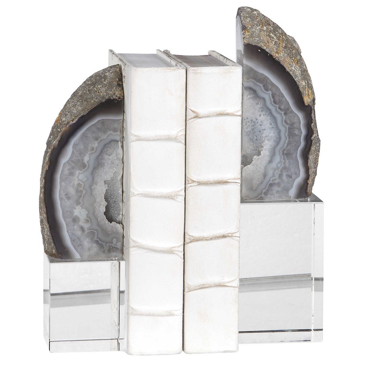 Amiya Bookends, S/2 Table Decors| Uttermost