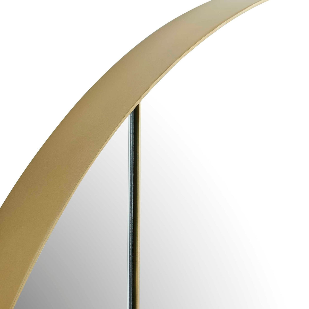 Amram Antique Brass Round Mirror Mirrors| Uttermost