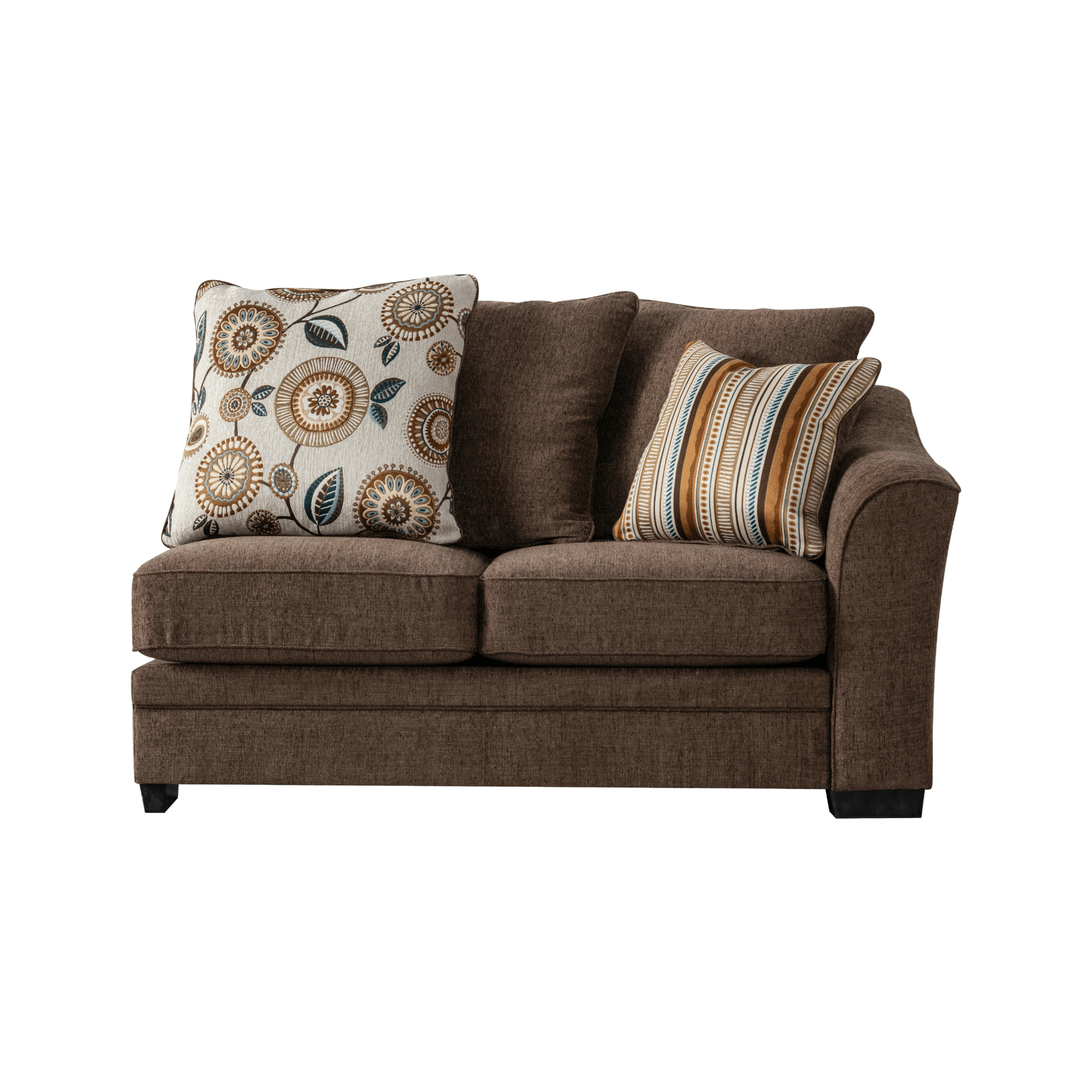 Ana Brown Right Arm Facing 2 Seater Sectionals| Roots Furniture