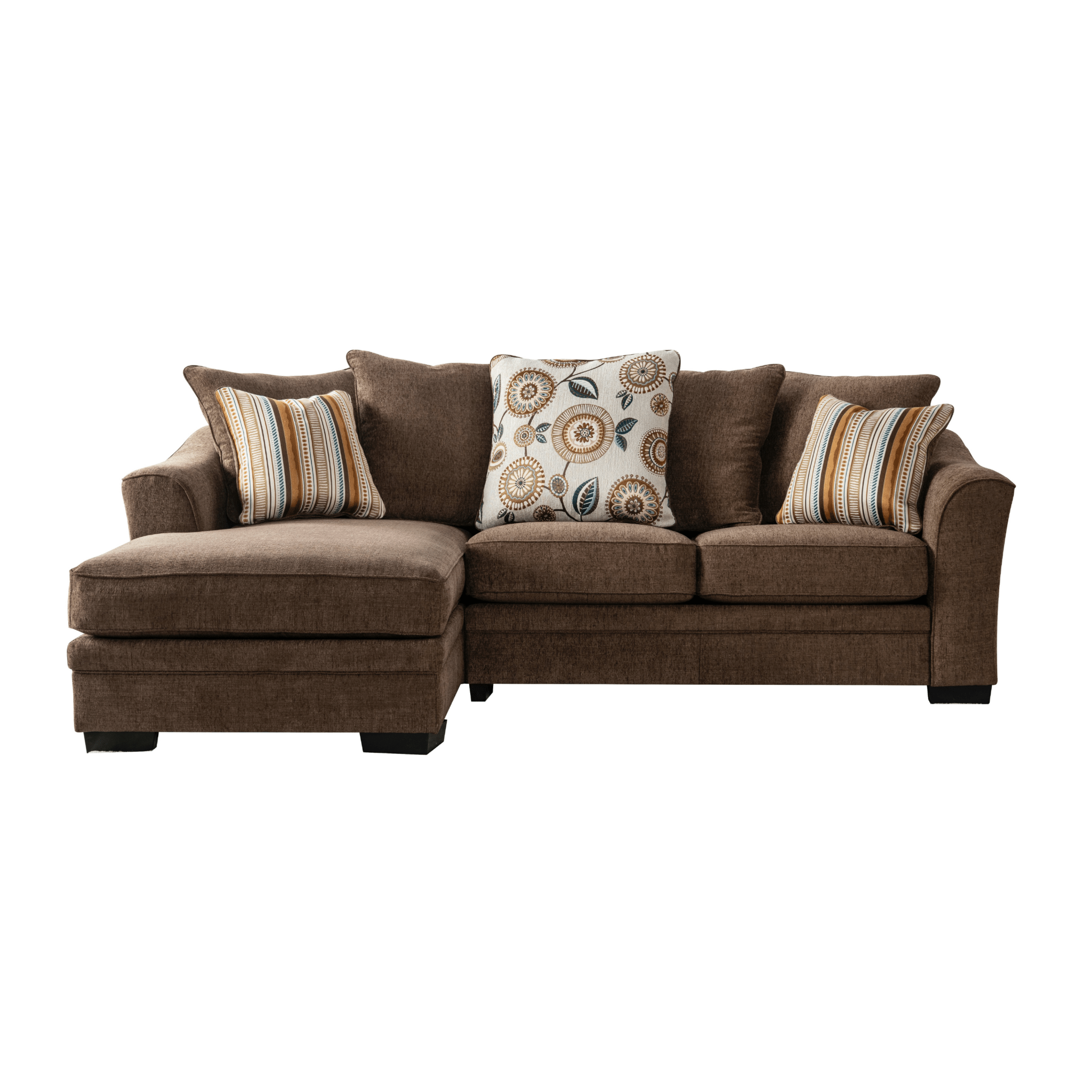Ana Brown Sectional W253 Sectionals| Roots Furniture