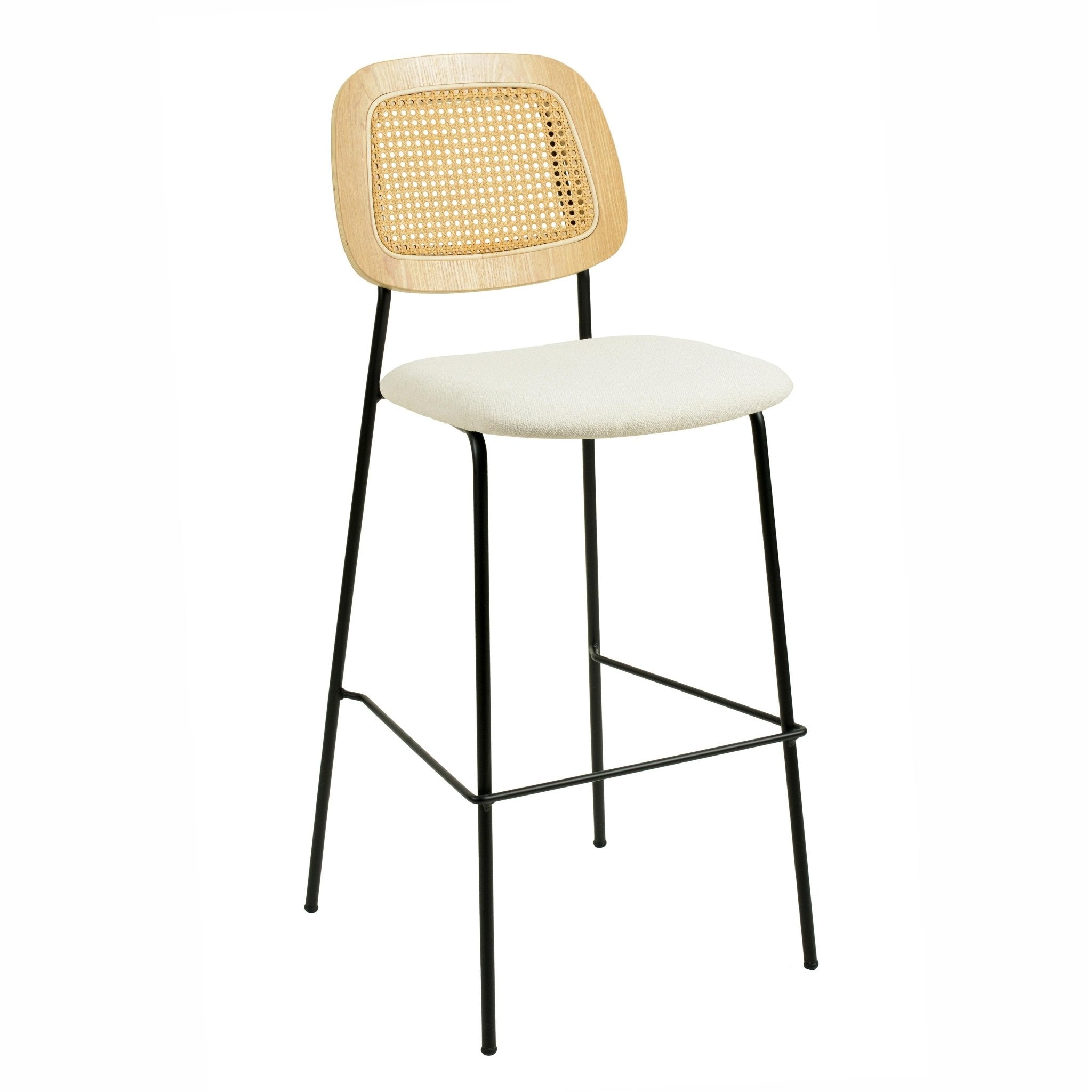 Anais Natural Rattan Counter Stool Stools| TOV