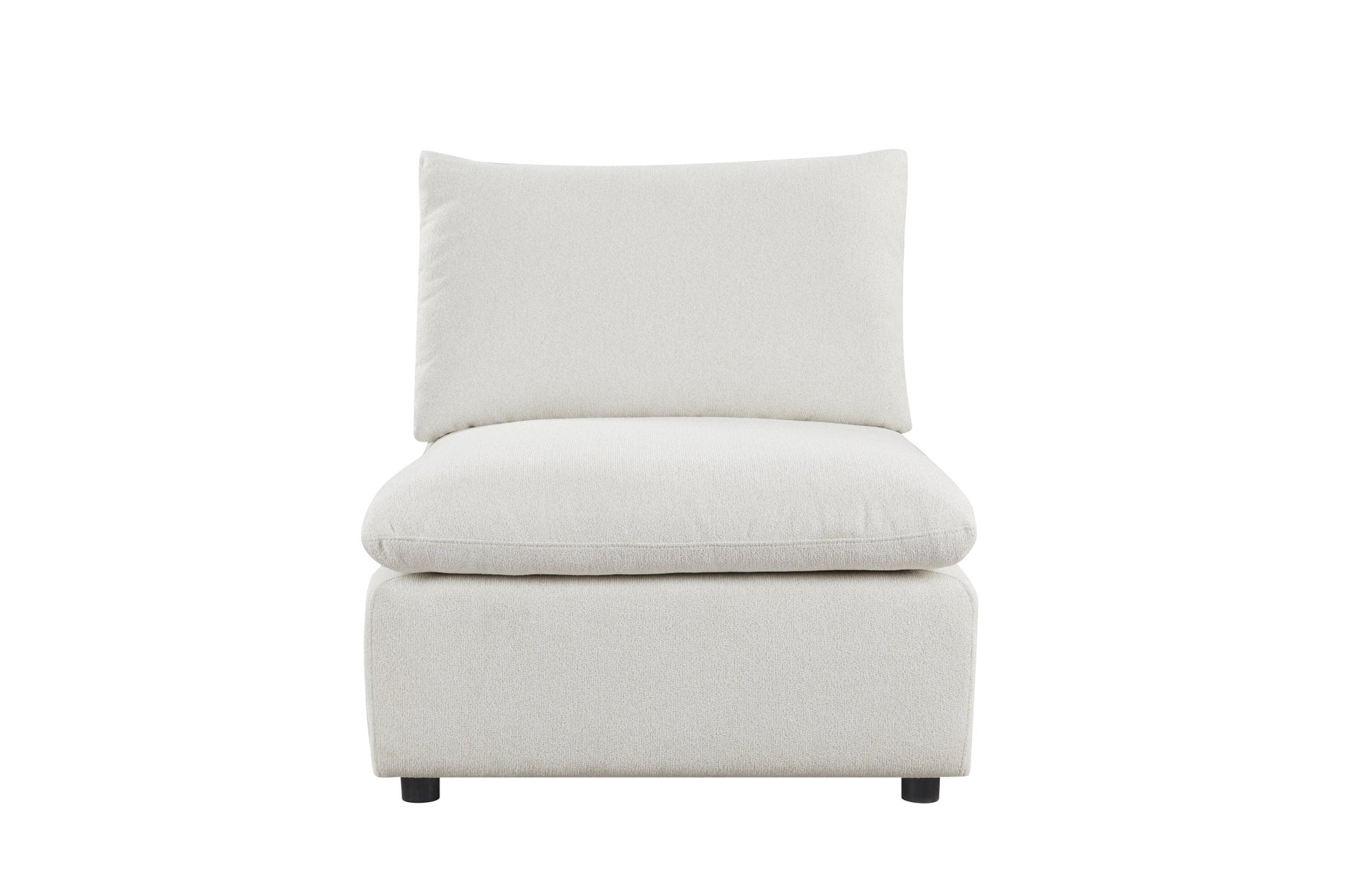 Anees Beige Armless Chair (86CM) Chairs| Roots Furniture