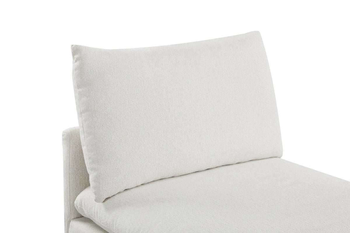 Anees Beige Armless Chair (86CM) Chairs| Roots Furniture