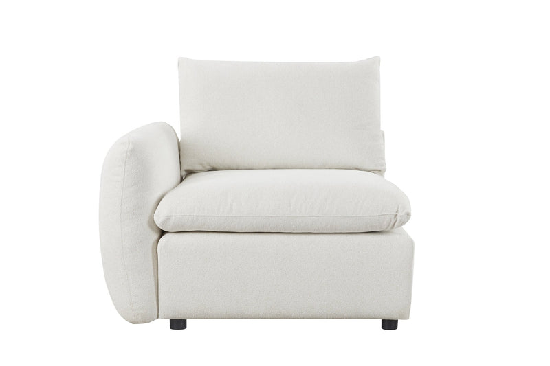 Anees Beige LAF 1 Seater (108CM) - Al Rugaib Furniture