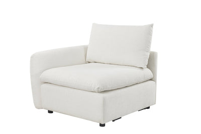 Anees Beige LAF 1 Seater (108CM) - Al Rugaib Furniture