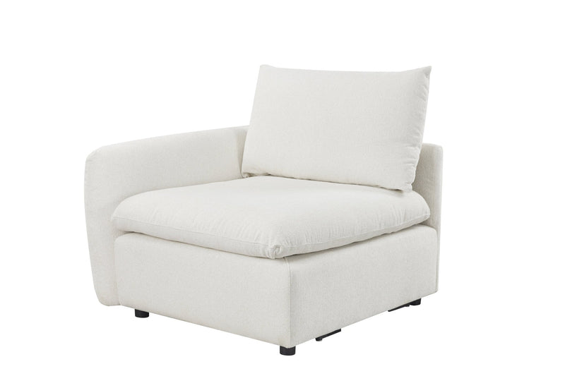 Anees Beige LAF 1 Seater (108CM) - Al Rugaib Furniture