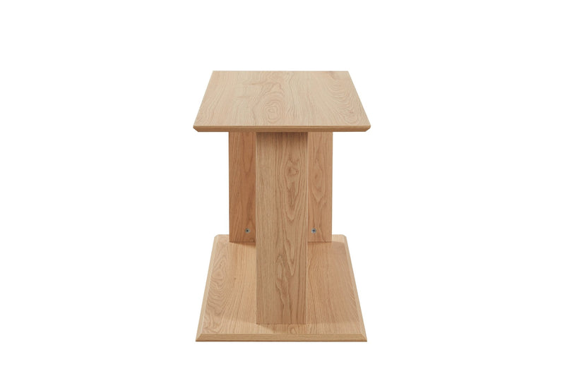 Anees Beige natual oak SOFA TABLE (39CM) - Al Rugaib Furniture
