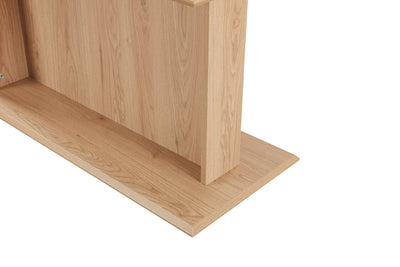 Anees Beige natual oak SOFA TABLE (39CM) - Al Rugaib Furniture