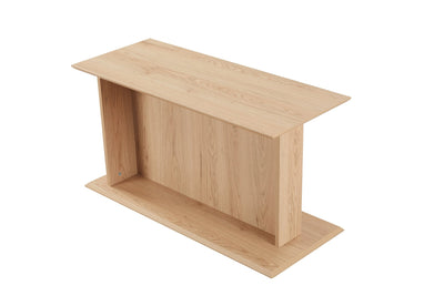 Anees Beige natual oak SOFA TABLE (39CM) - Al Rugaib Furniture