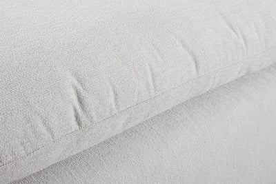 Anees Beige OTTOMAN (88CM) - Al Rugaib Furniture