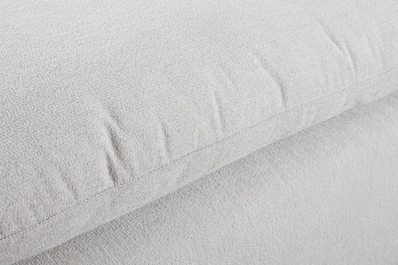 Anees Beige OTTOMAN (88CM) - Al Rugaib Furniture