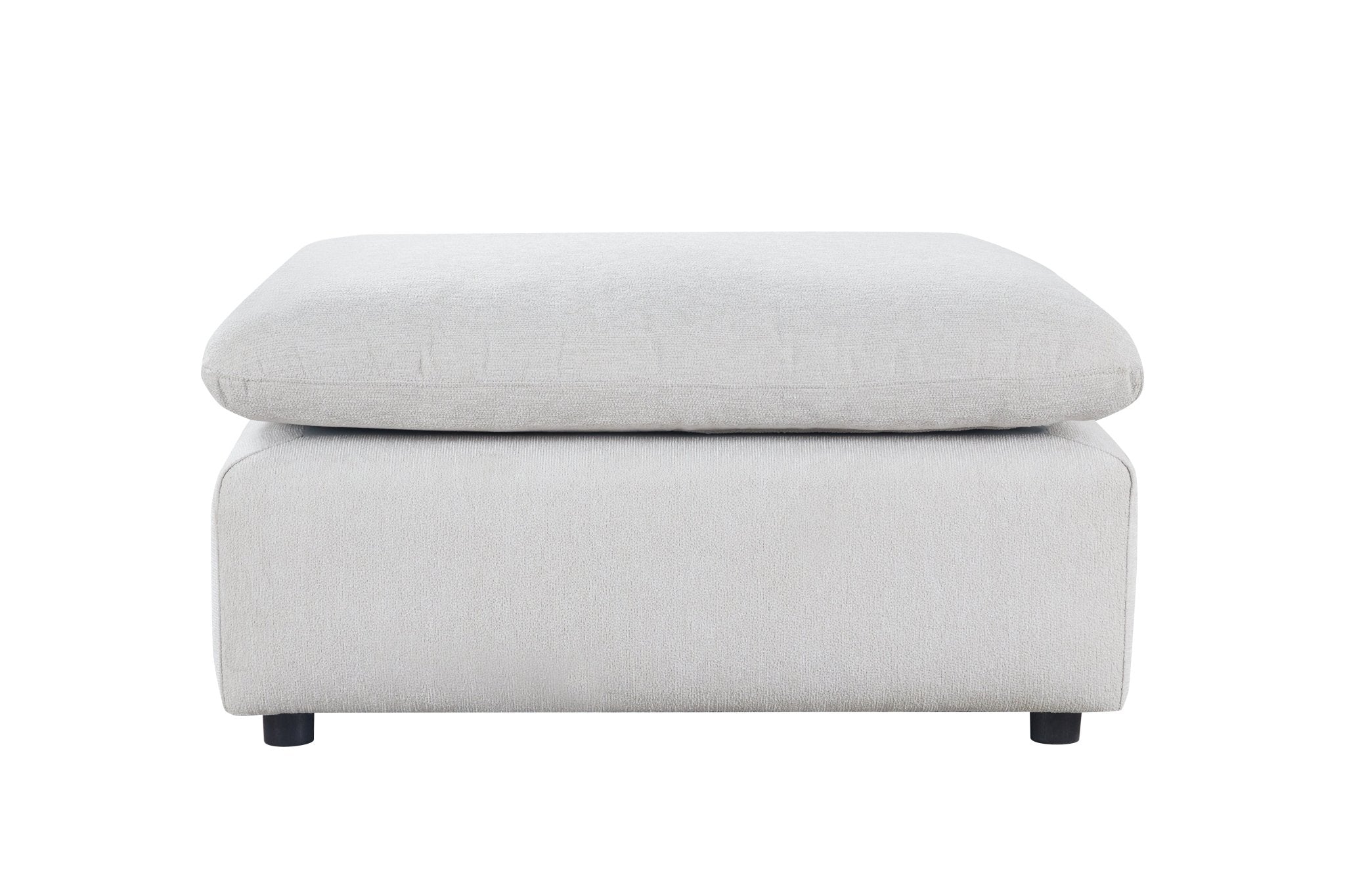 Anees Beige OTTOMAN (88CM) Ottomans| Roots Furniture