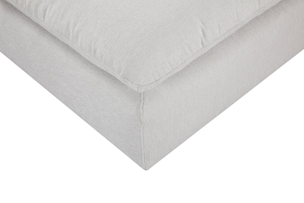 Anees Beige OTTOMAN (88CM) Ottomans| Roots Furniture