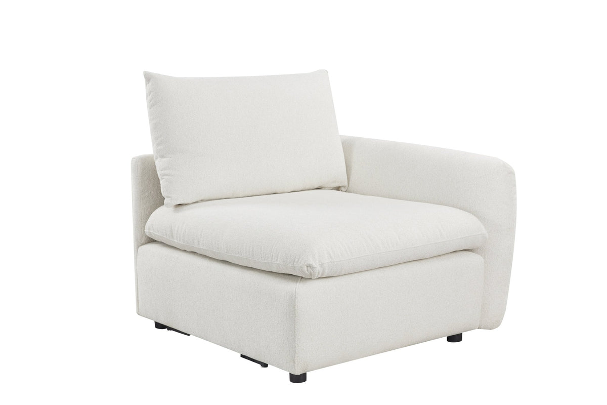 Anees Beige RAF 1 Seater (108CM) Sectionals| Roots Furniture