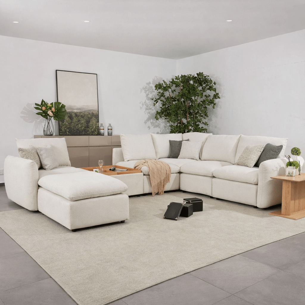 Anees Beige Sectional Sectionals| Roots Furniture