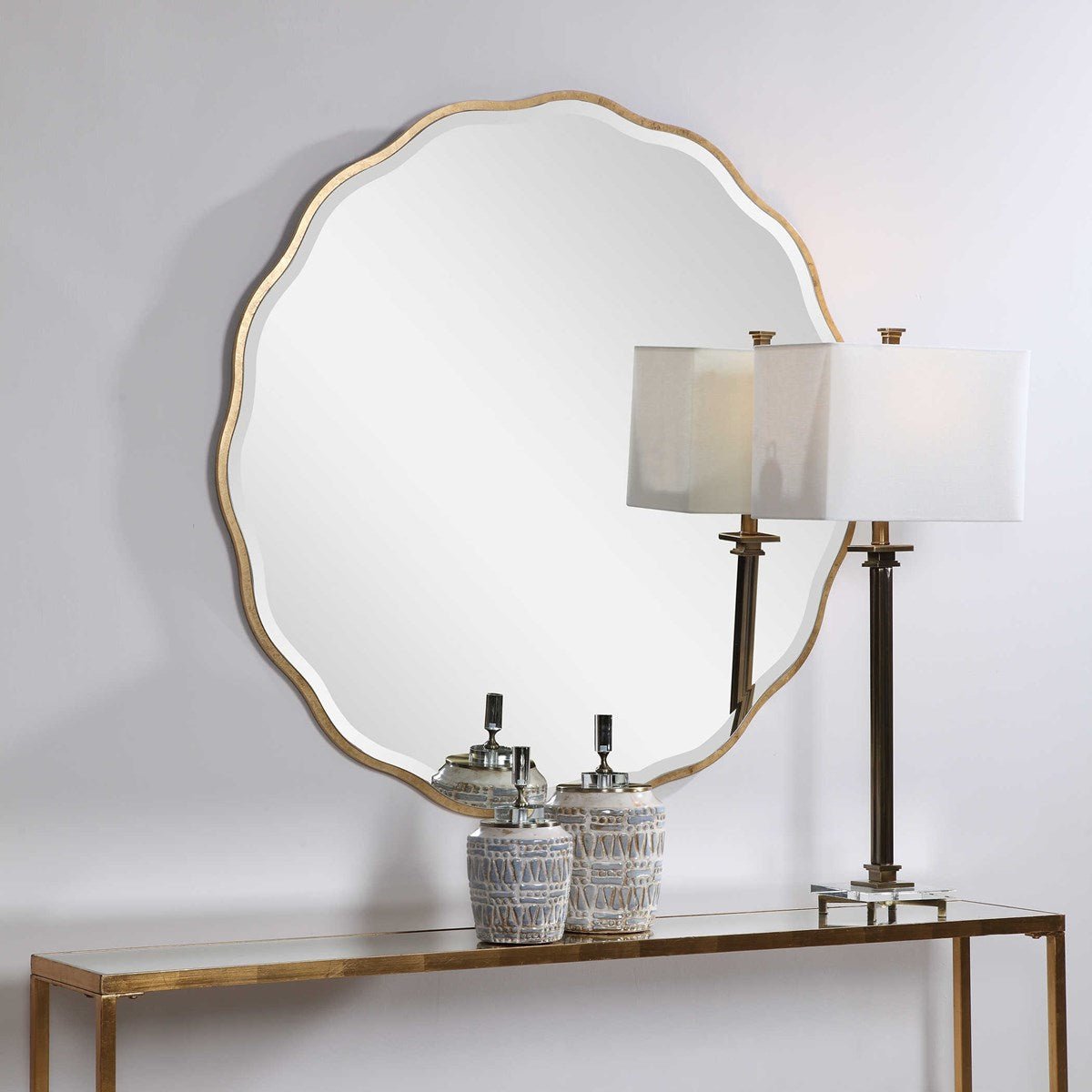 Aneta Round Mirror Mirrors| Uttermost