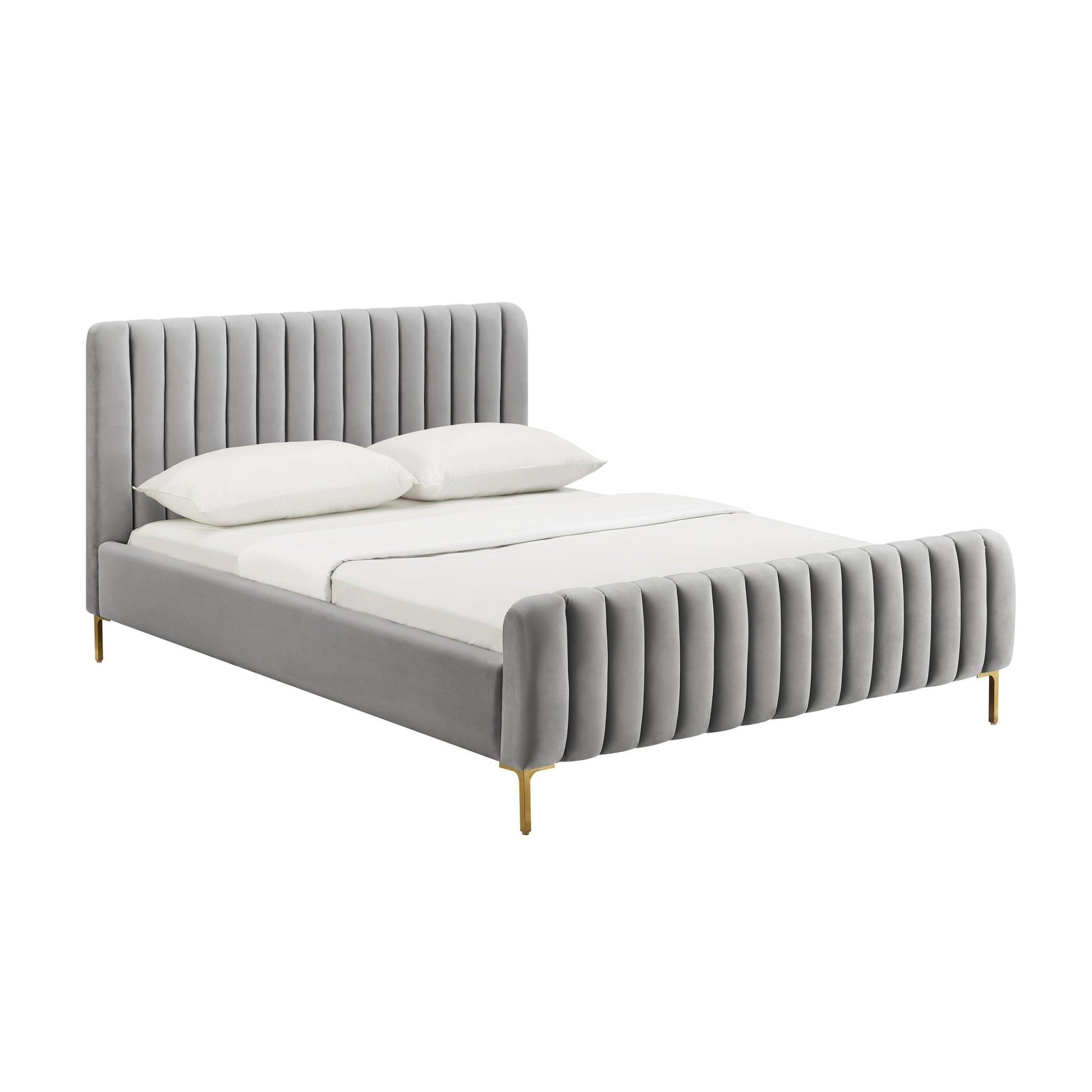 Angela Grey Bed in Full Beds| TOV