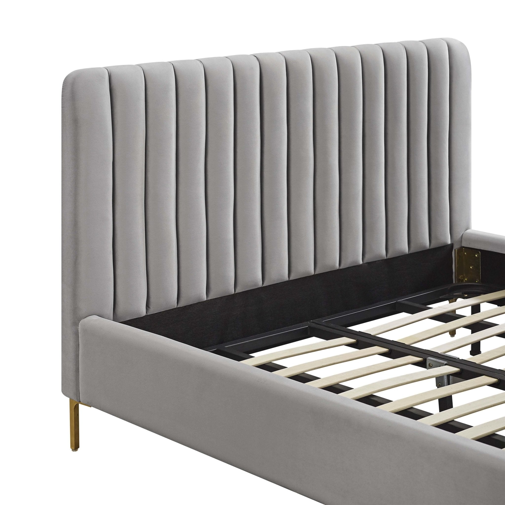 Angela Grey Bed in King Beds| TOV