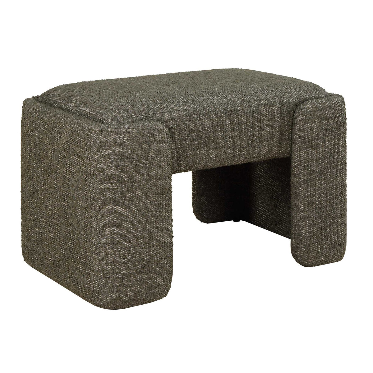 Angus Green Boucle Small Bench Benches| Uttermost