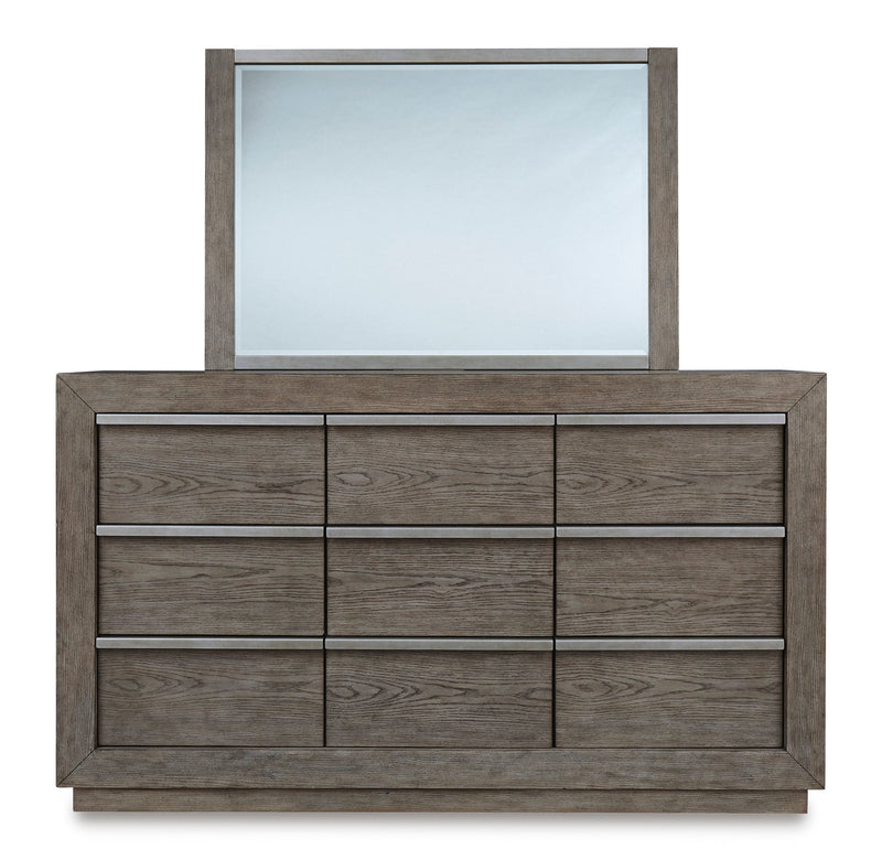 Anibecca Dresser and Mirror - Al Rugaib Furniture