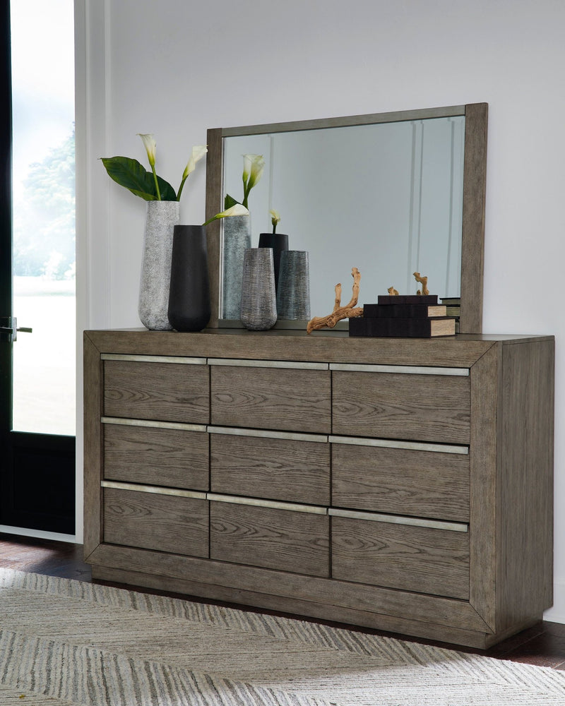 Anibecca Dresser and Mirror - Al Rugaib Furniture
