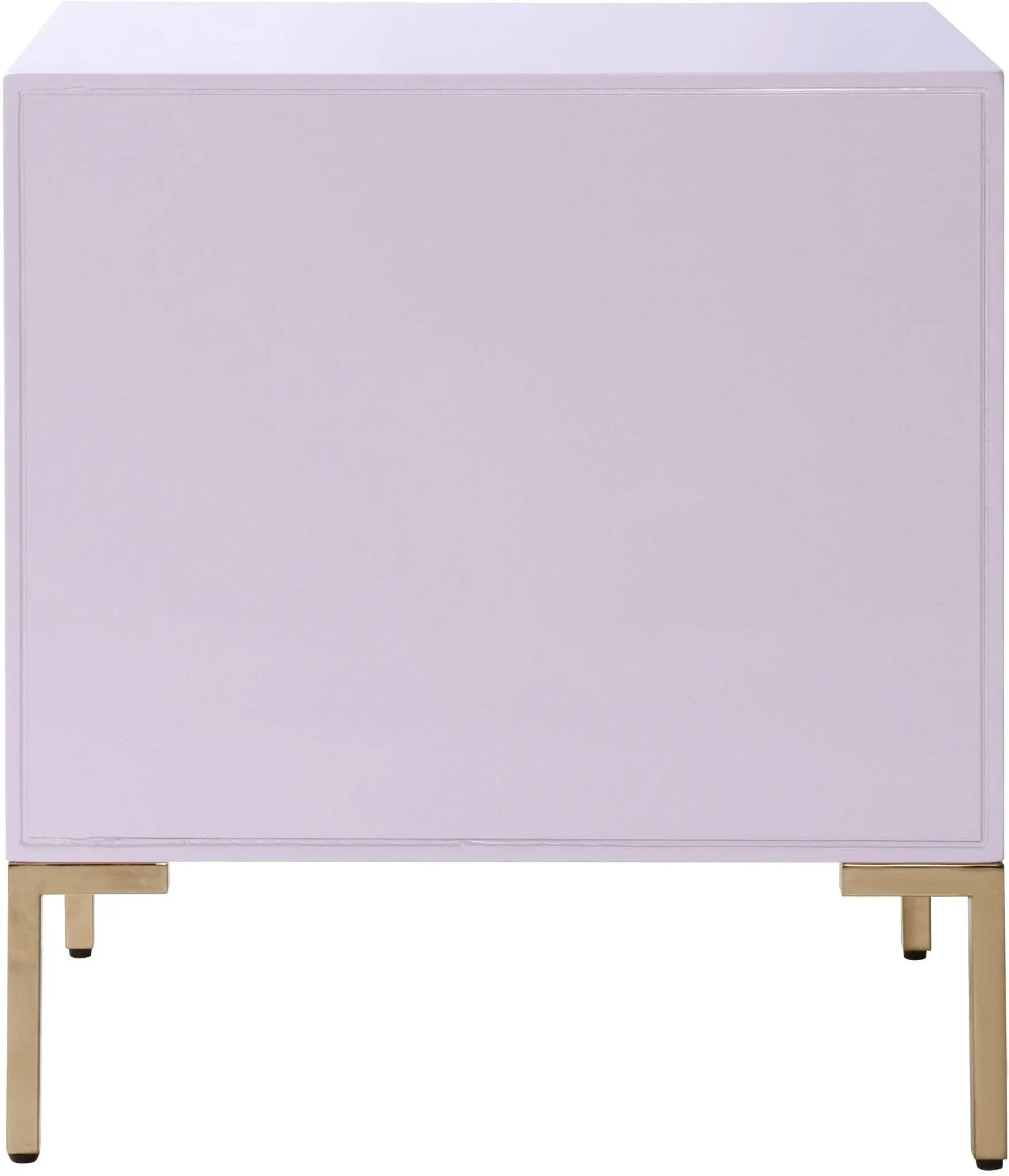 Anna Pink Lacquer Side Table Accent & End Tables| TOV