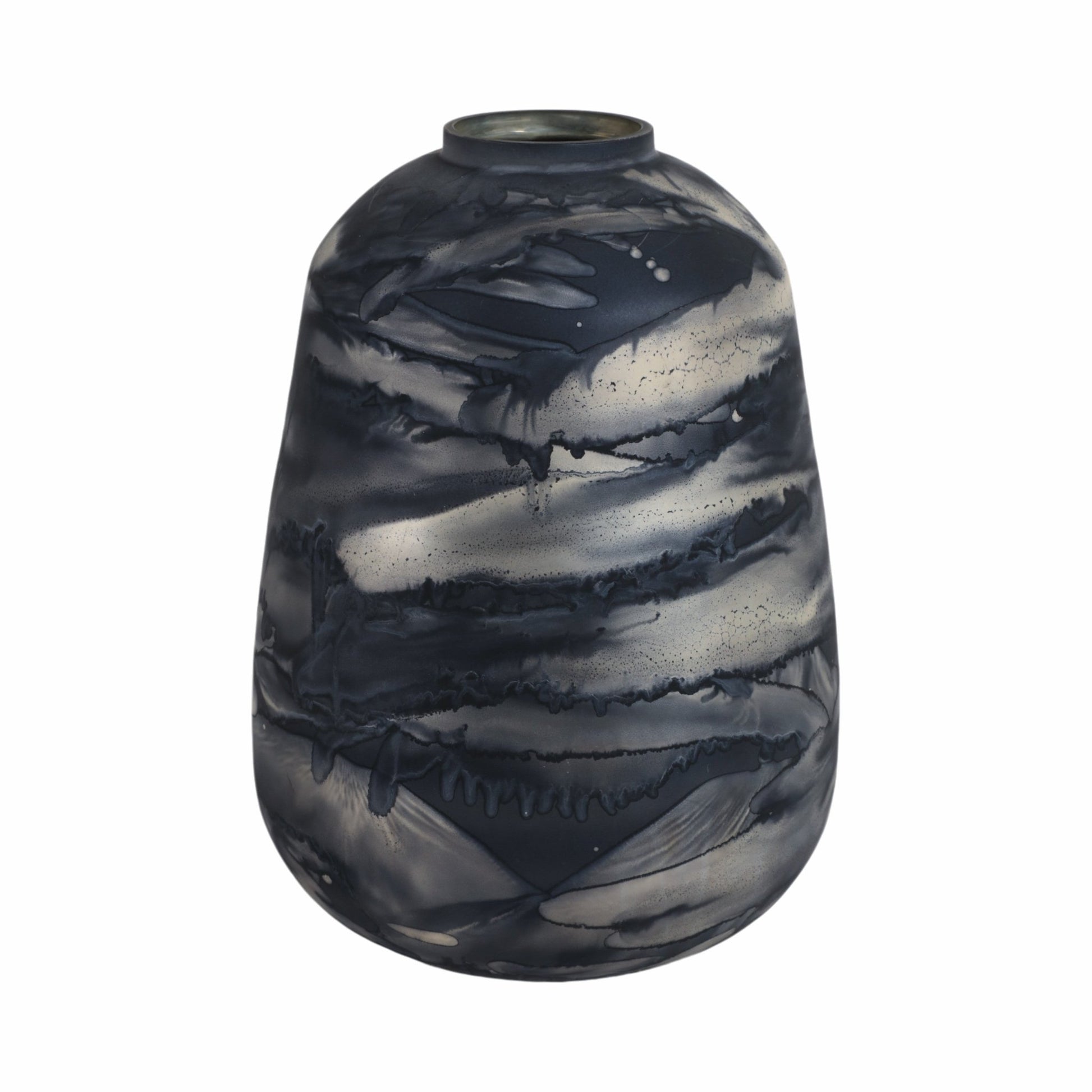 Annecy Blue Glass Vase Vases and Jars| Sagebrook Home