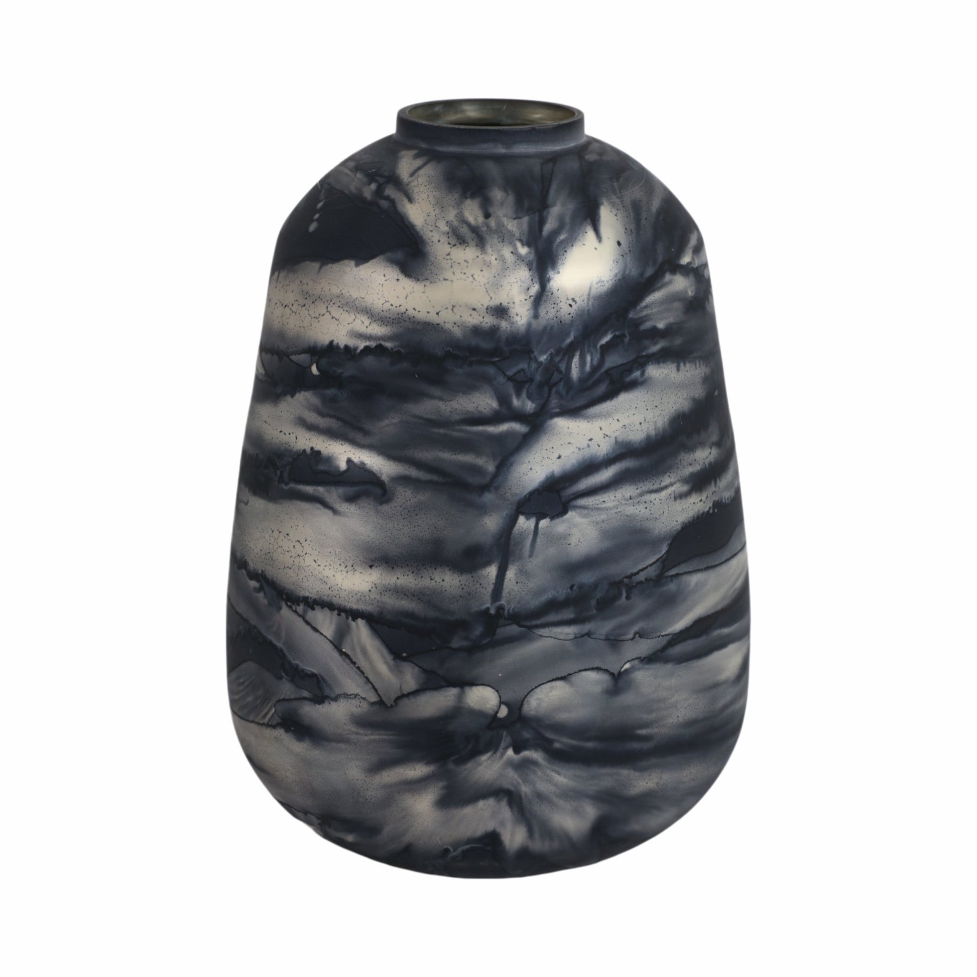Annecy Blue Glass Vase Vases and Jars| Sagebrook Home