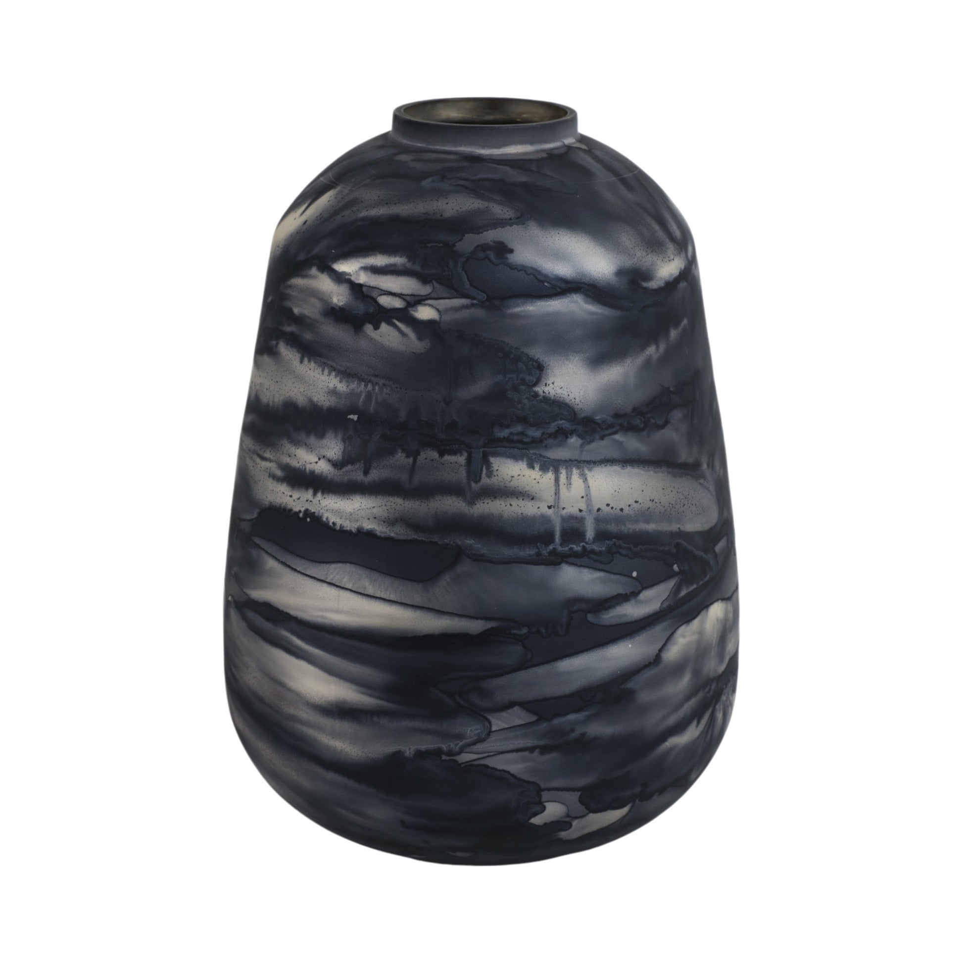 Annecy Blue Glass Vase Vases and Jars| Sagebrook Home