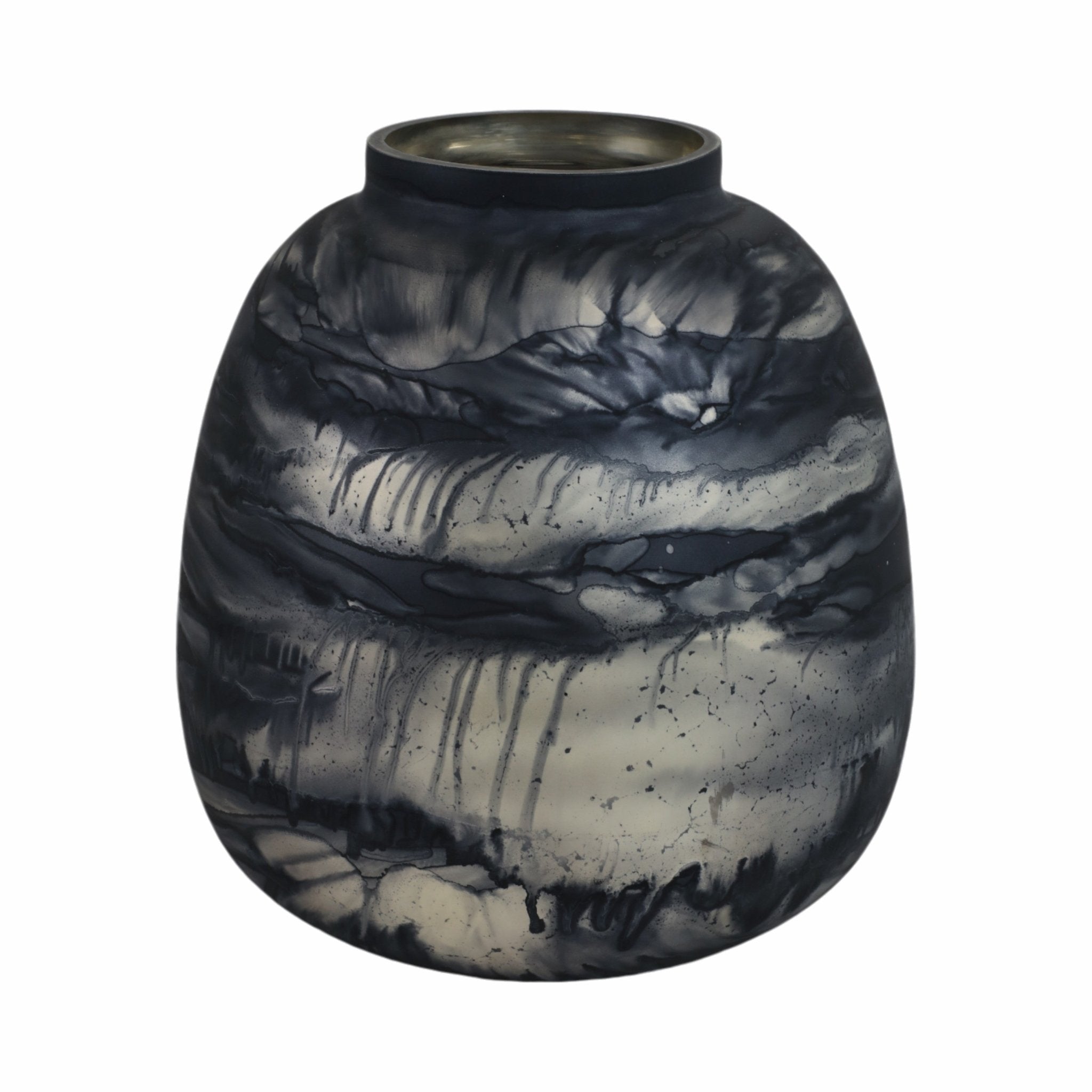Annecy Blue Glass Vase Vases and Jars| Sagebrook Home