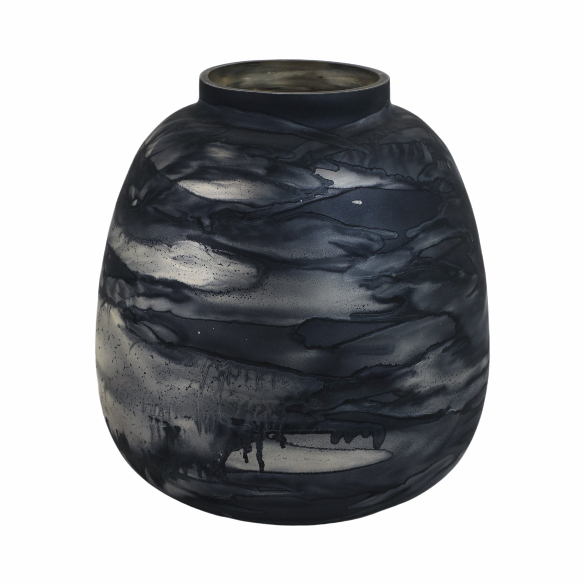 Annecy Blue Glass Vase Vases and Jars| Sagebrook Home
