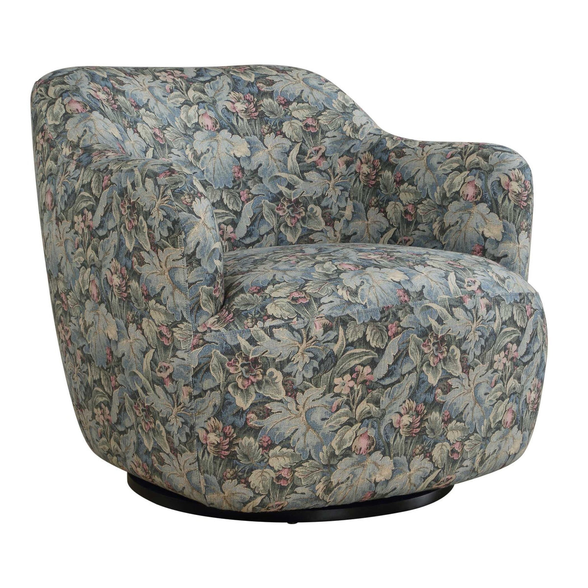 Ansel Tapestry Swivel Chair Chairs| Uttermost