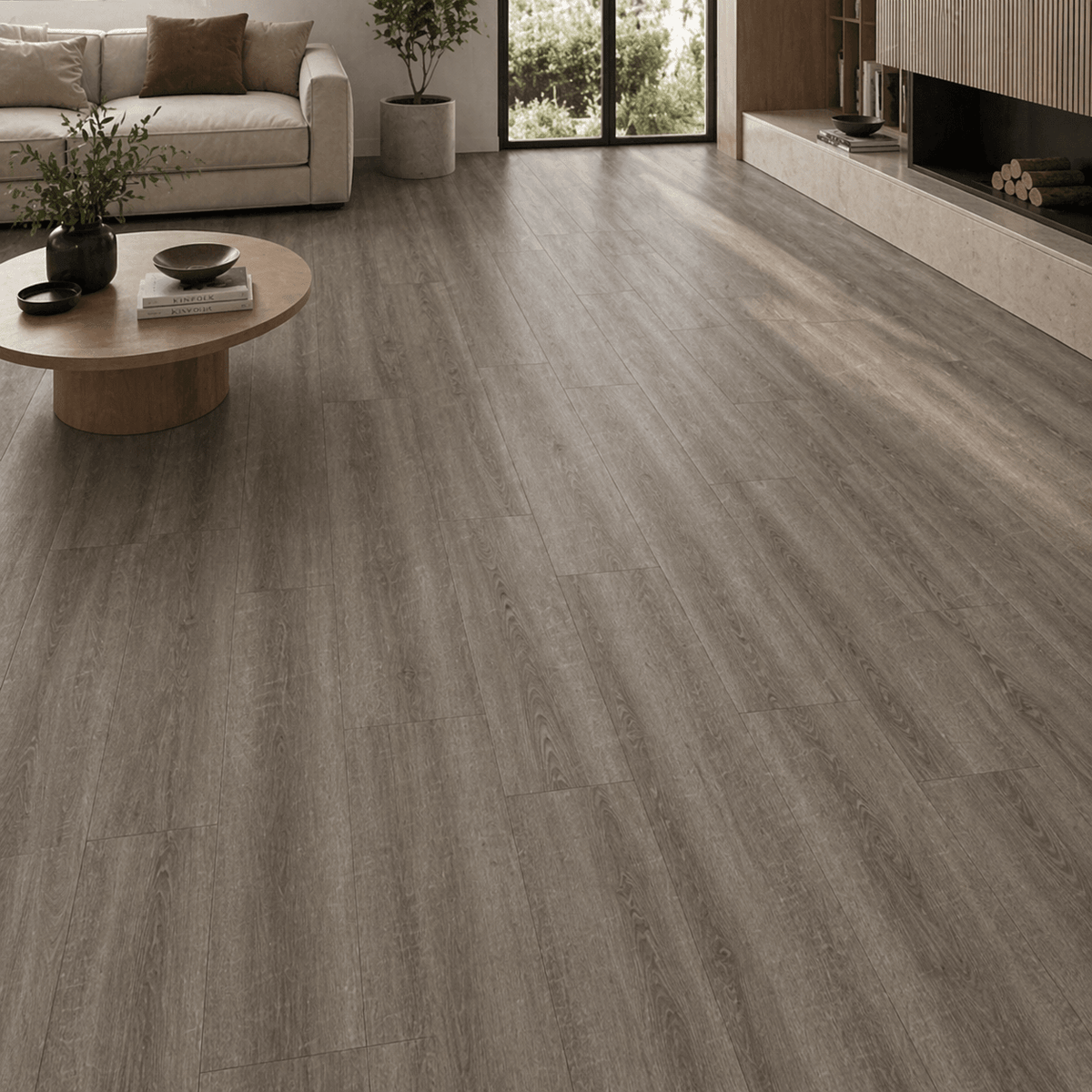 Antik Oak Dark Grey Glue down Carpet Tile Box-0 Tiles Per Bo Tiles| Tarkett