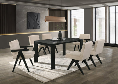 Apex Whitewash Dining Table - Al Rugaib Furniture