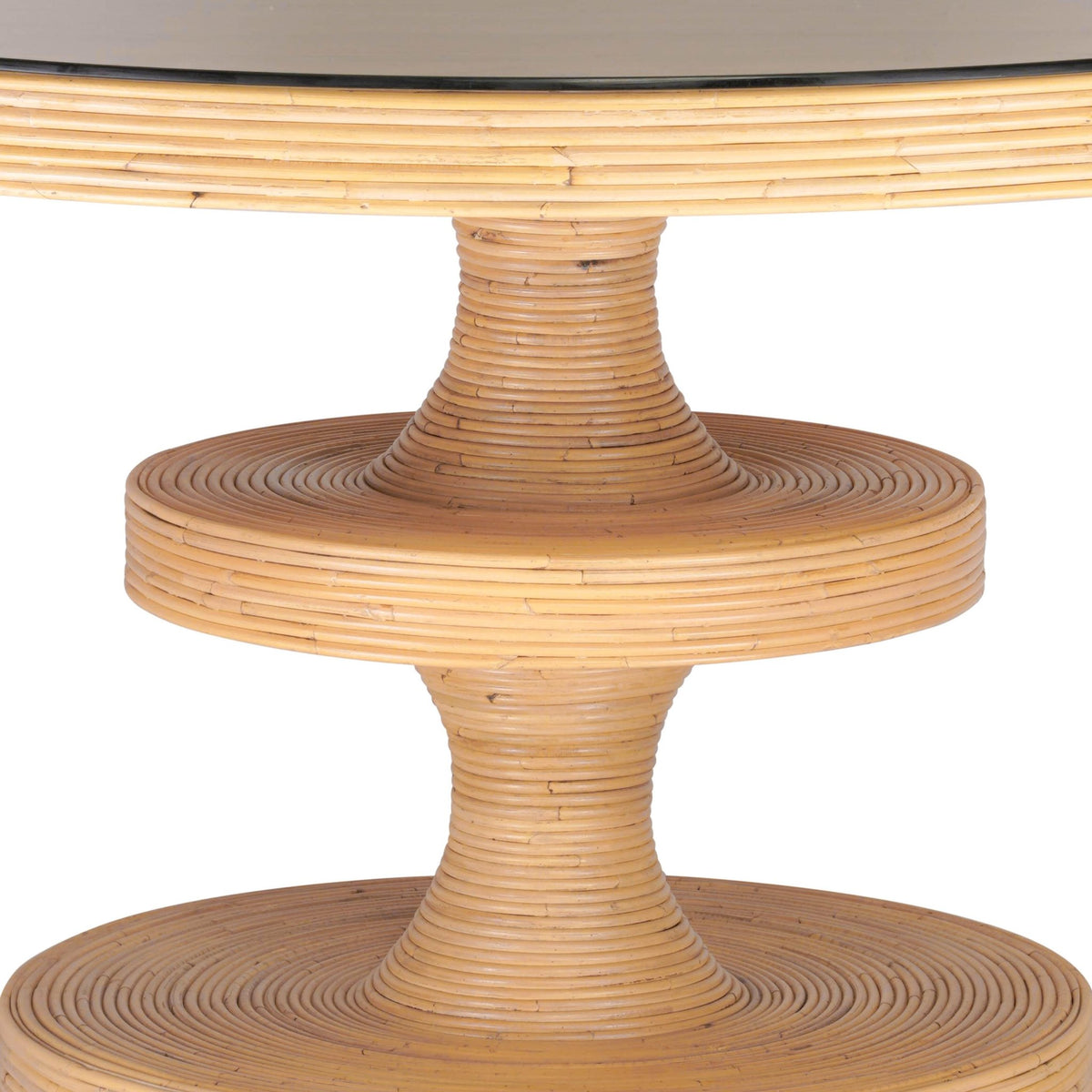 Apollonia Natural Rattan Round Dining Table Dining Tables| TOV