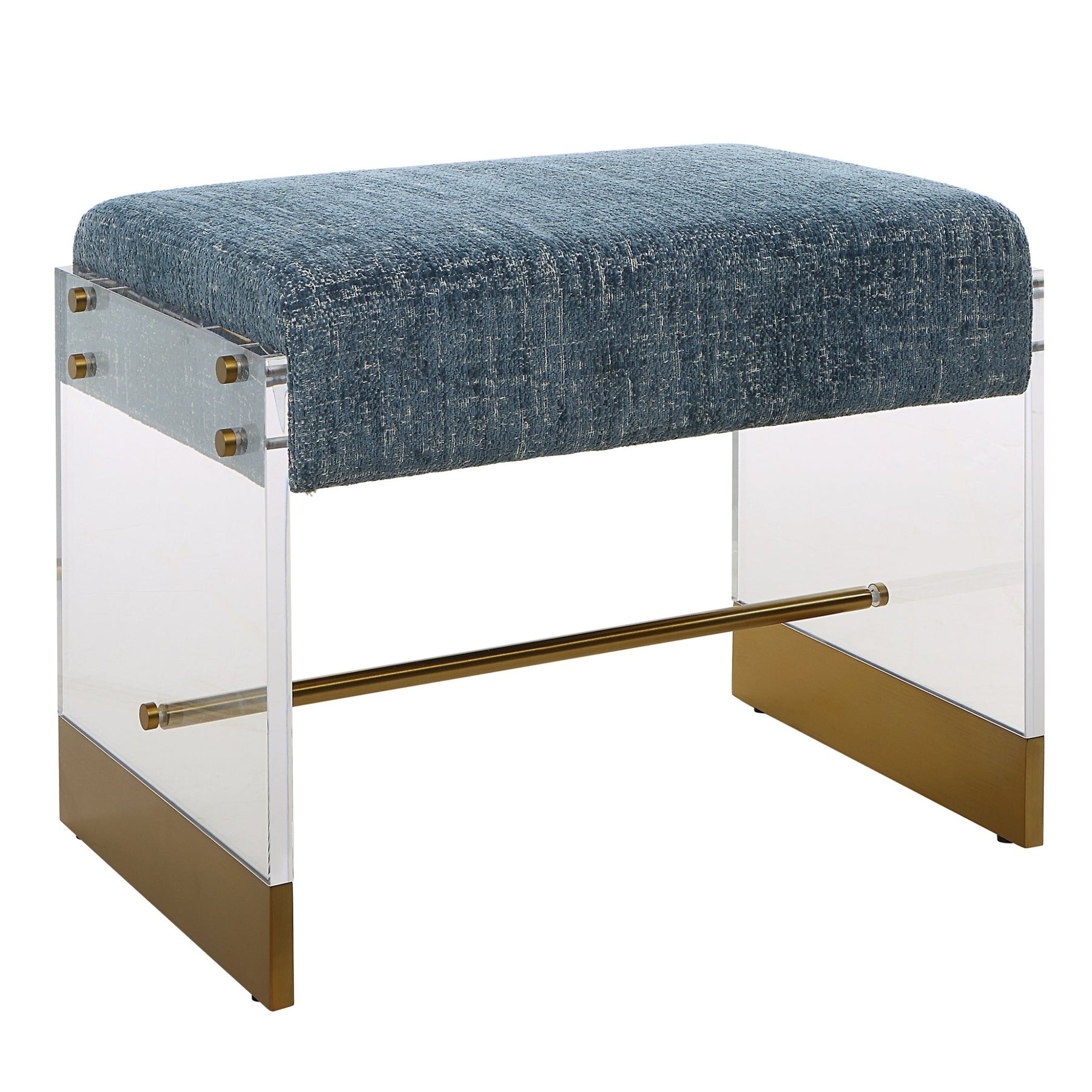 Apparition Small Bench - Aqua - Al Rugaib Furniture
