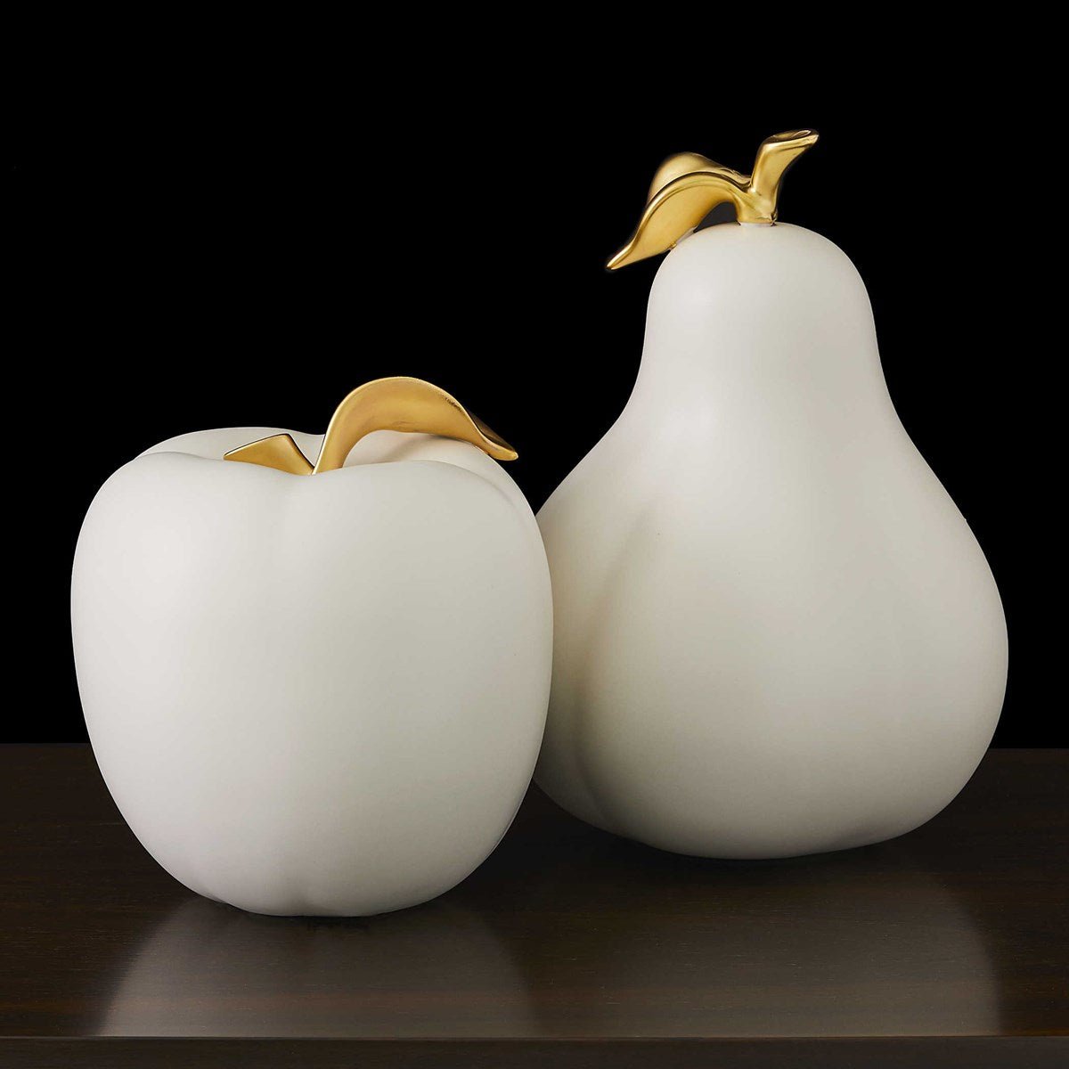 Apple And Pear Sculptures, S/2 Table Decors| Uttermost