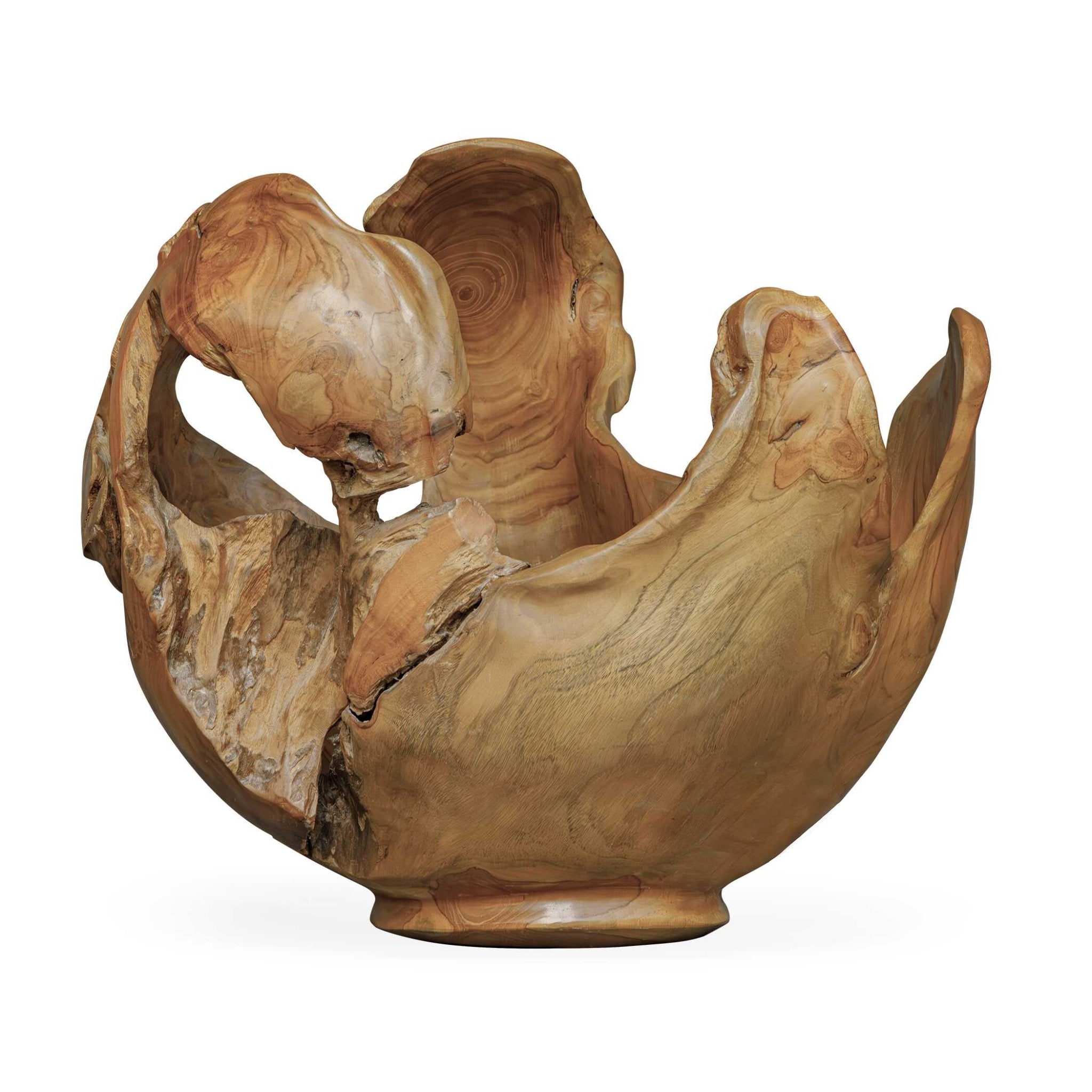 Arbor Crest Indoor-Outdoor Teak Bowl Bowl| Uttermost